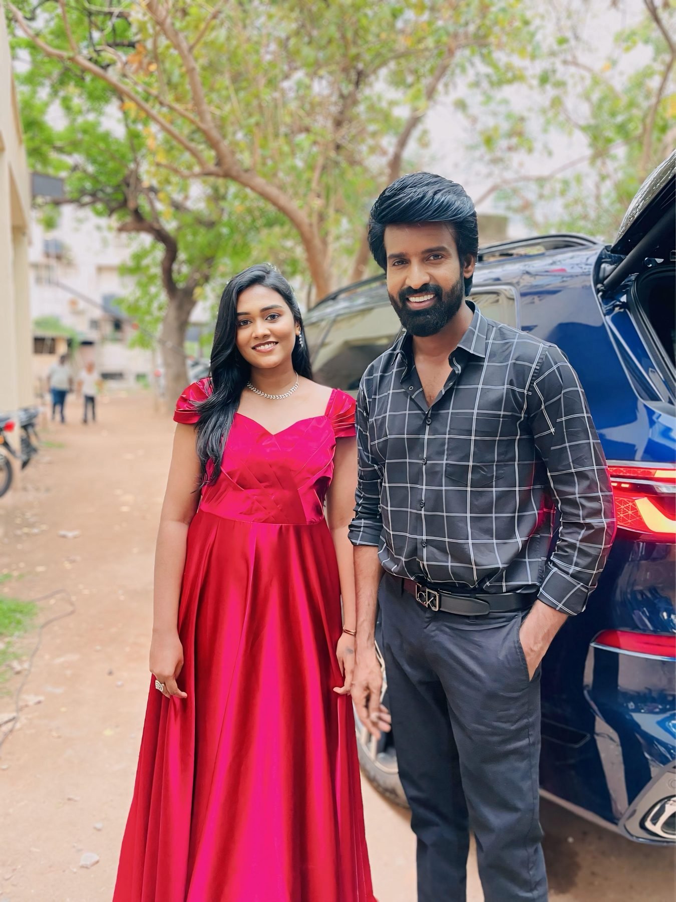 Actor Soori with makeup artist Anu Rotrico on the Provoke shoot