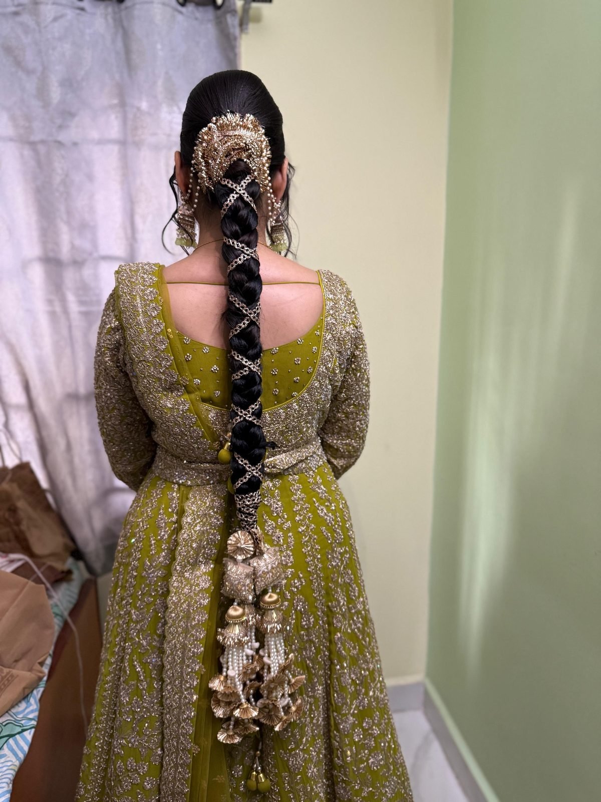 Bridal hairstyling by Anu Rotrico, Chennai