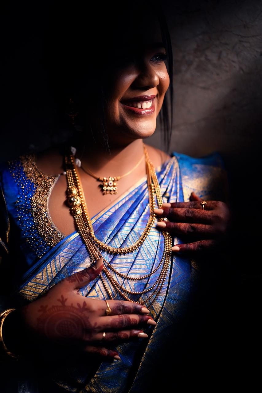 Christian wedding makeup and hair by Anu Rotrico, Chennai