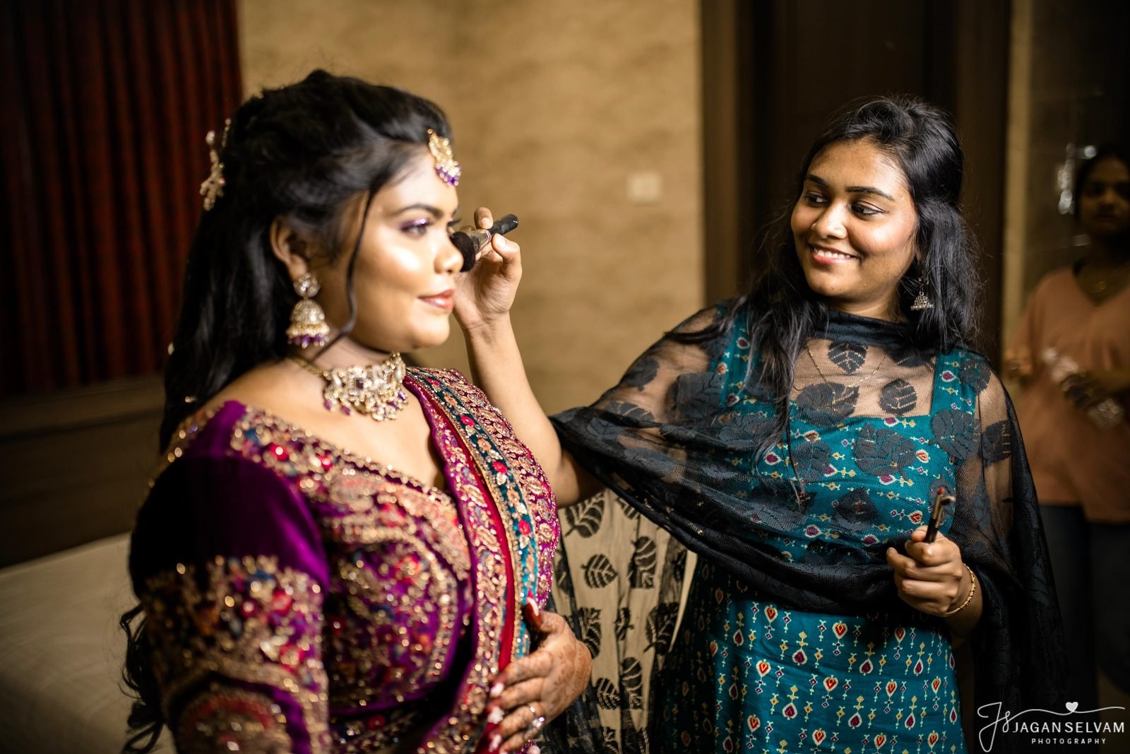 Wedding reception makeup by Anu Rotrico, Chennai