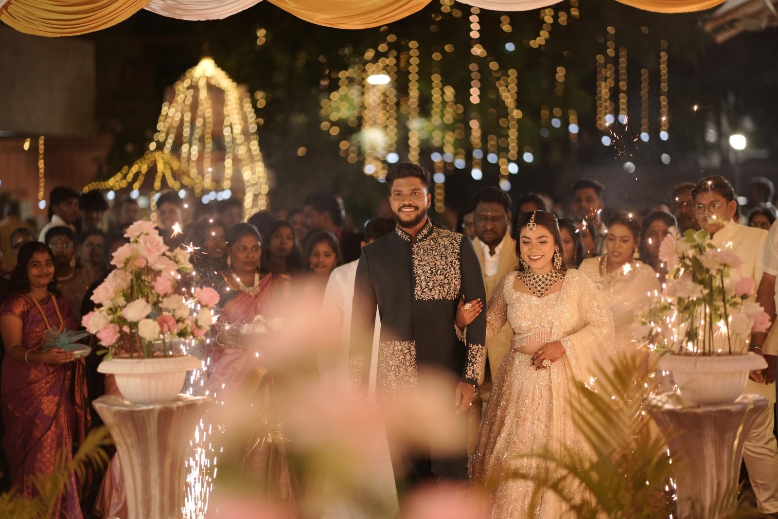Wedding reception makeup by Anu Rotrico, Chennai
