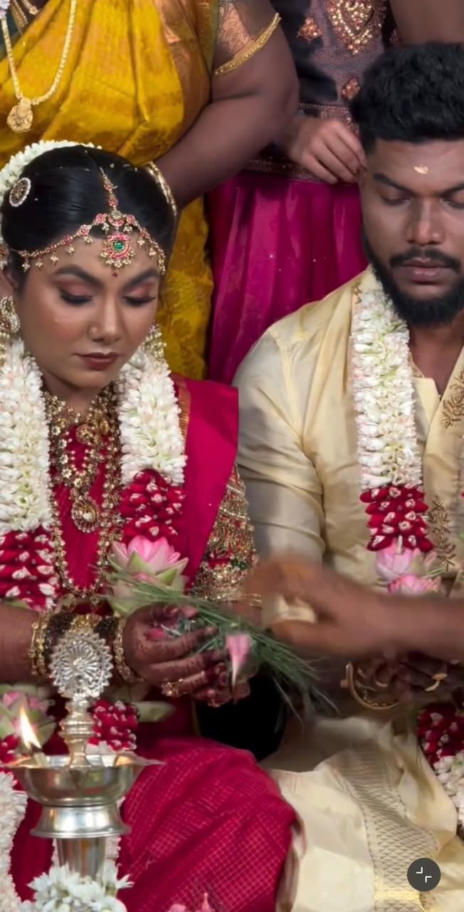 Traditional South Indian bridal makeup by Anu Rotrico, Chennai